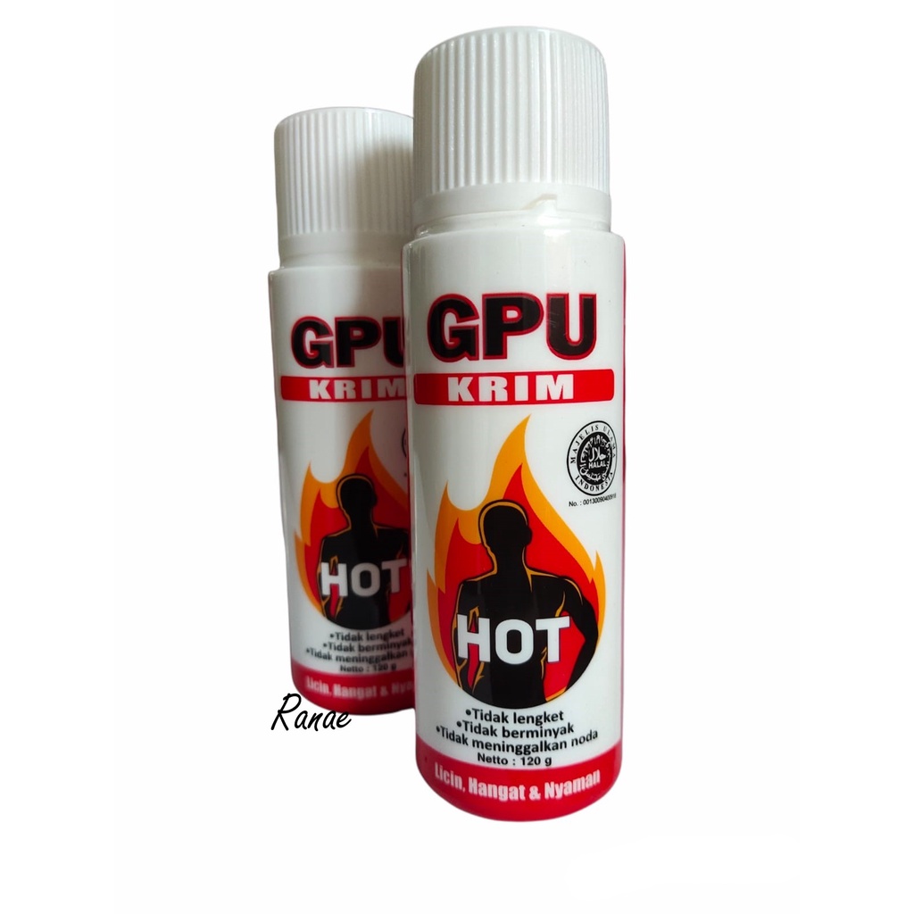 GPU Krim HOT - Membantu Meredakan Pegal Linu