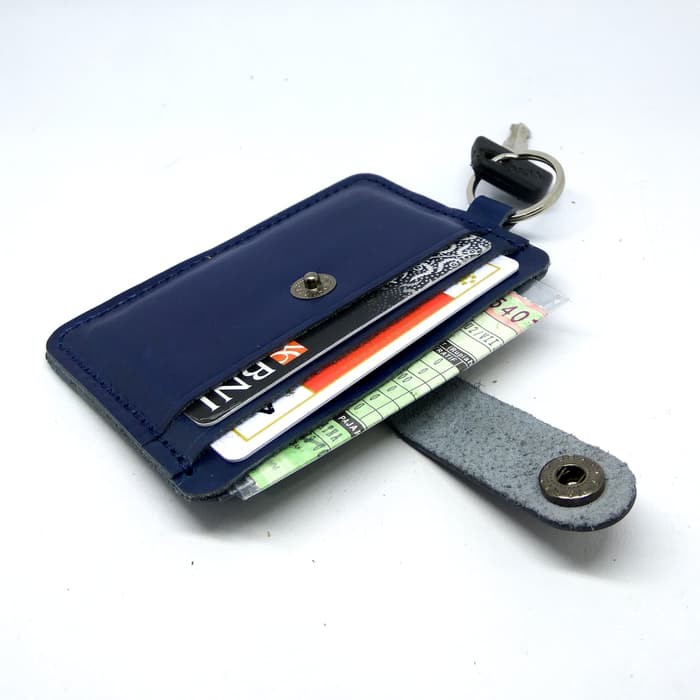 dompet kunci mobil motor STNK kartu SIM etoll e money biru PHKC291