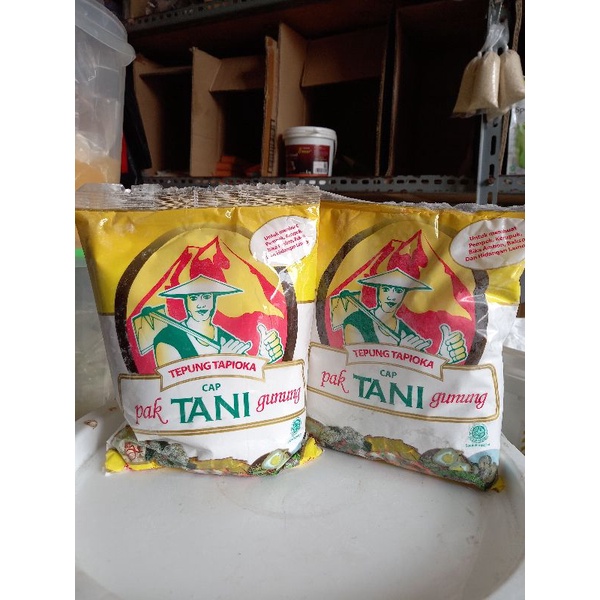 

TEPUNG TAPIOKA CAP PAK TANI GUNUNG 500 GRAM