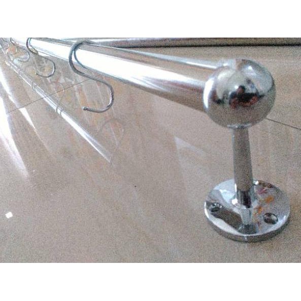 Kirim Langsung IEGEJ Pipa Steinless Gantungan panci / mug / fintorp ikea 90 Ready Stock