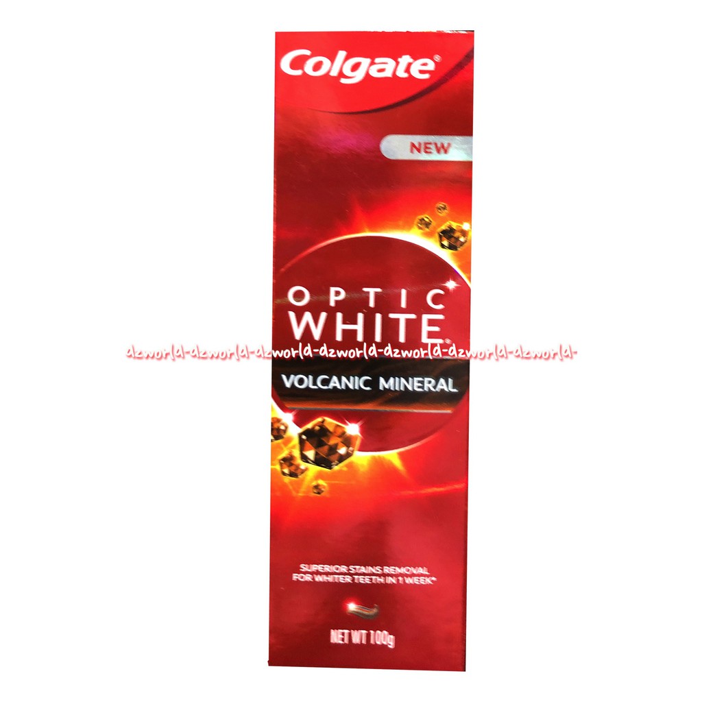 Colgate Optic White Volcanic Mineral 100gr Odol Pasta Gigi Colget