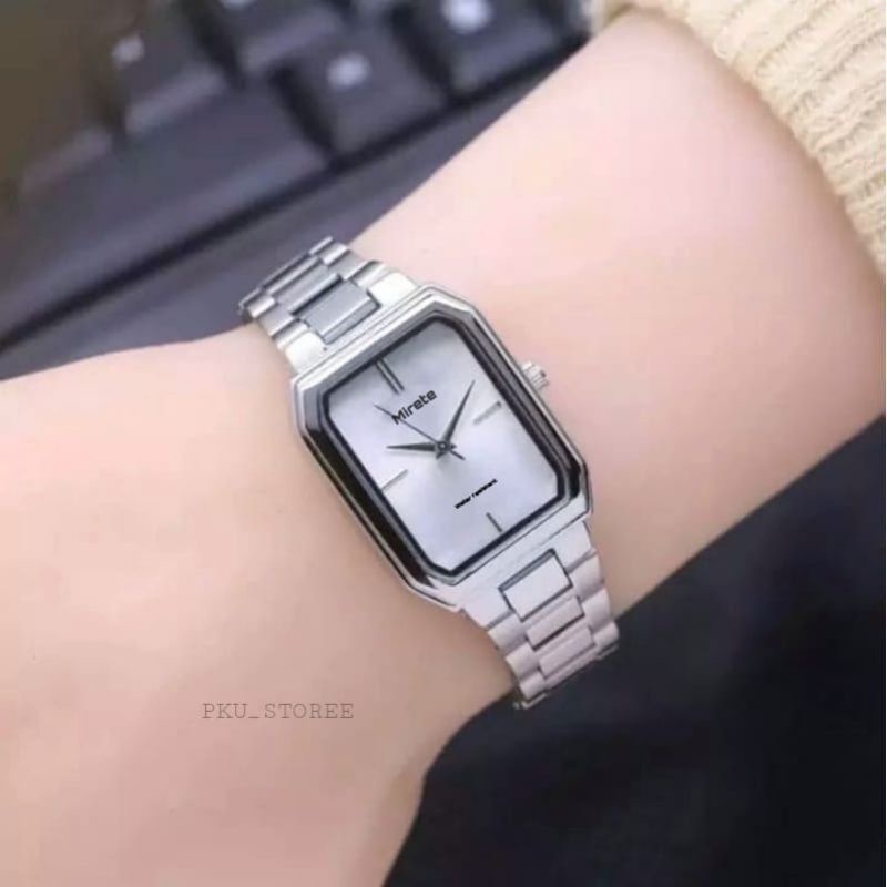 JAM TANGAN MIRETE WANITA TAHAN AIR RANTAI STAINLISS_COD