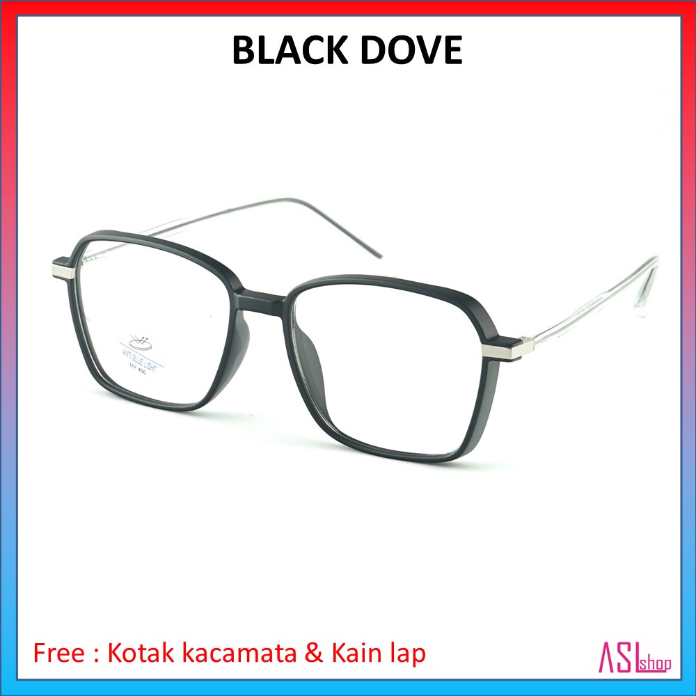 FRAME DAN KACAMATA MINUS (TR 8275) RINGAN DAN LENTUR