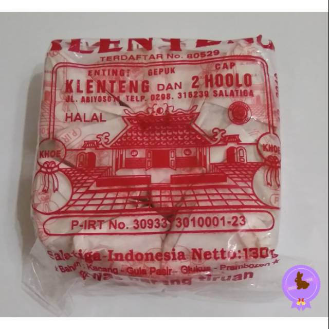 

Enting - Enting Gepuk cap Klenteng dan 2 Hoolo Salatiga 120 gr ( Besar )