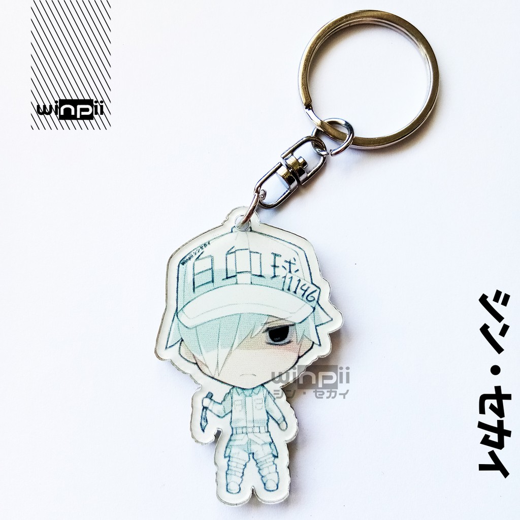 Keychain / Gantungan Kunci Akrilik Hakkekkyu Anime Hataraku Saibou
