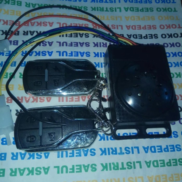 OLAHRAGA SEPEDA ALARM SET SEPEDA LISTRIK 2 SOKET ORIGINAL-PROMO-SALE