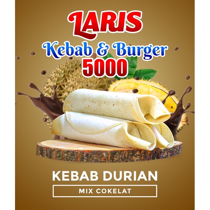 kebab frozen durian coklat isi 5 pcs