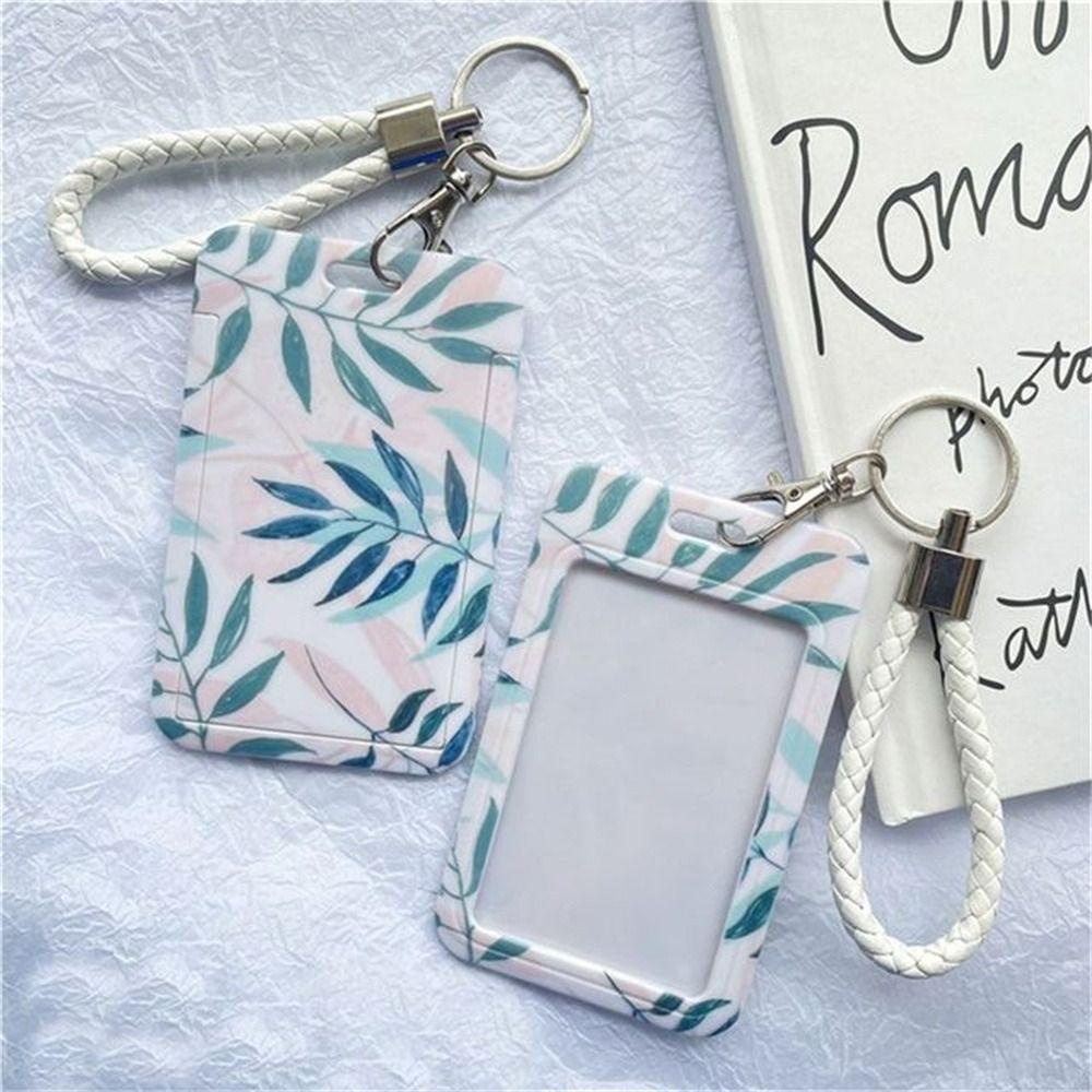 Mxbeauty Card Holders Office Keyring Bus Card Cover Kartun Kartu Kerja Pemegang Lencana Nama