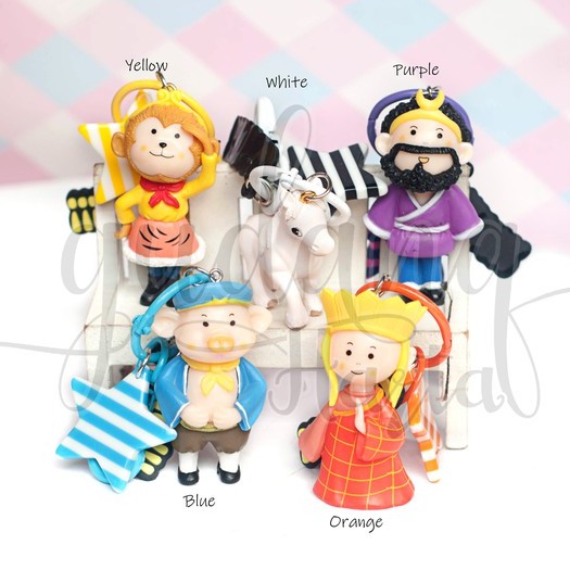 Gantungan Kunci  Journey To The West Keychain Kartun Unik GH 302307