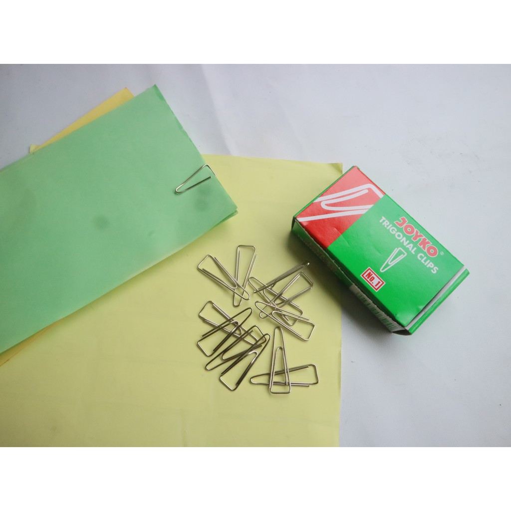

JOYKO TRIGONAL CLIPS NO 01/PENJEPIT KERTAS/ATK