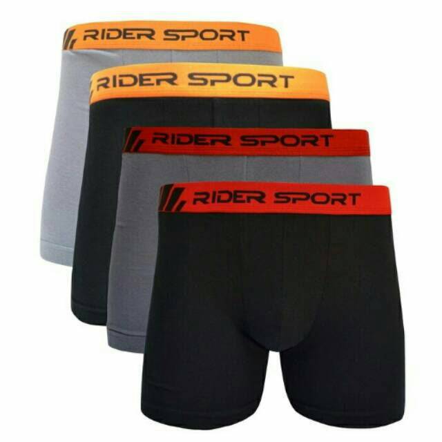Rider Sport R763B Boxer - 1 pcs  Hitam/Abu