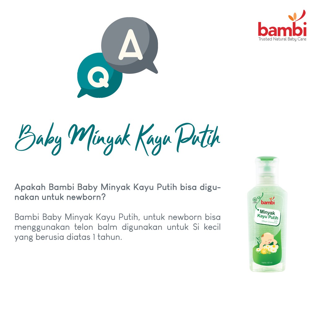 BAMBI MINYAK KAYU PUTIH 60ML