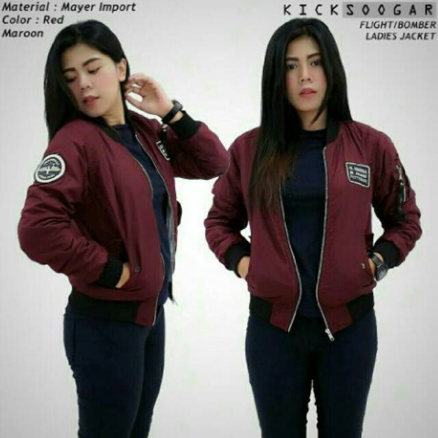 JAKET BOMBER CEWE KEREN DAN GAUL