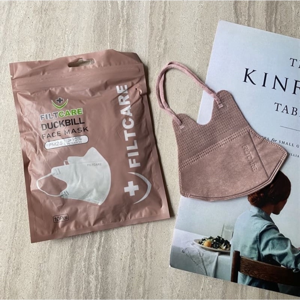 FILTCARE MASKER DUCKBILL DEWASA 4PLY - MASKER DUCKBILL EMBOS GARIS 4PLY SDH KEMENKES