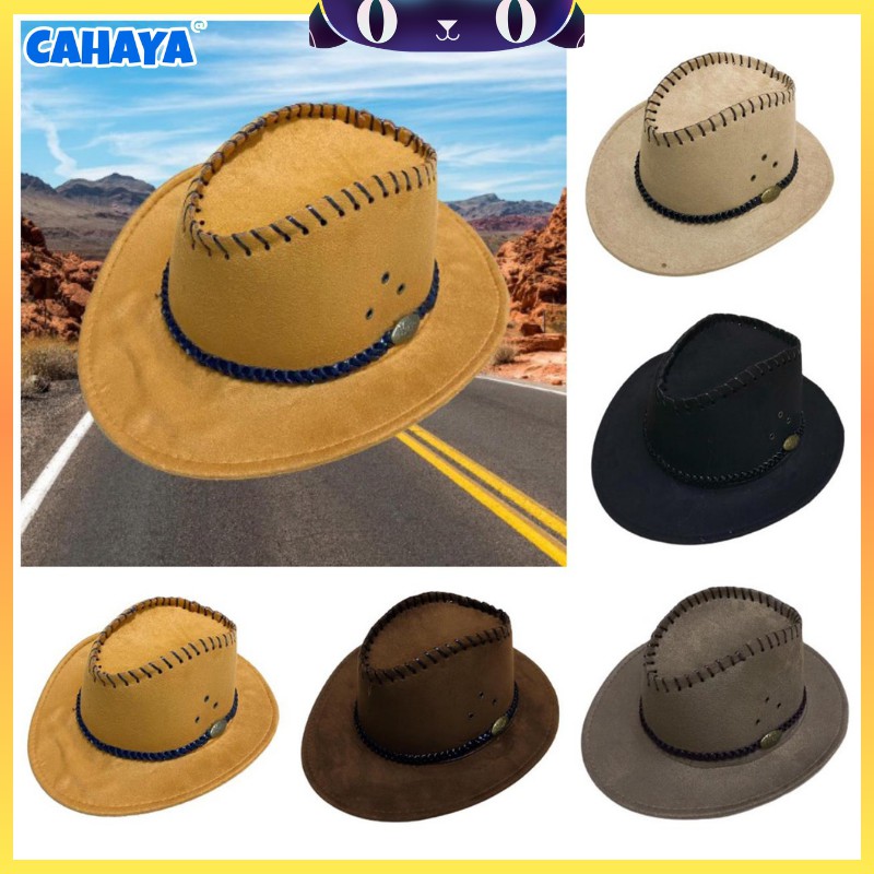 Topi Koboy / Topi Cowboy Amerika Laken Tali Dewasa T27