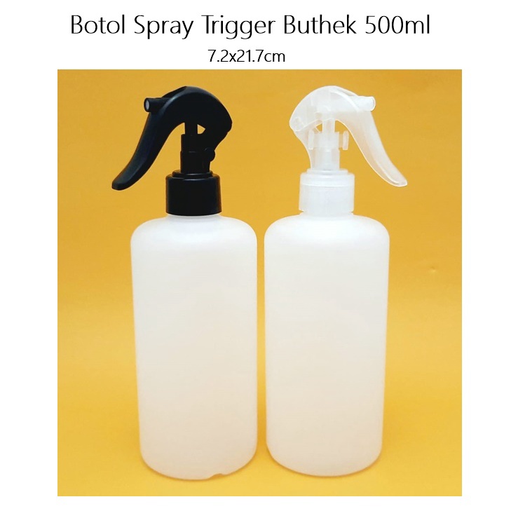 Botol Spray/Plastik Pet Spray/Mist Semprot Trigger Buthek 500ml