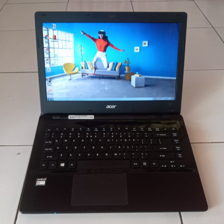 Acer E5-421 Warna Hitam Laptop second bekas murah RAM 2 GB