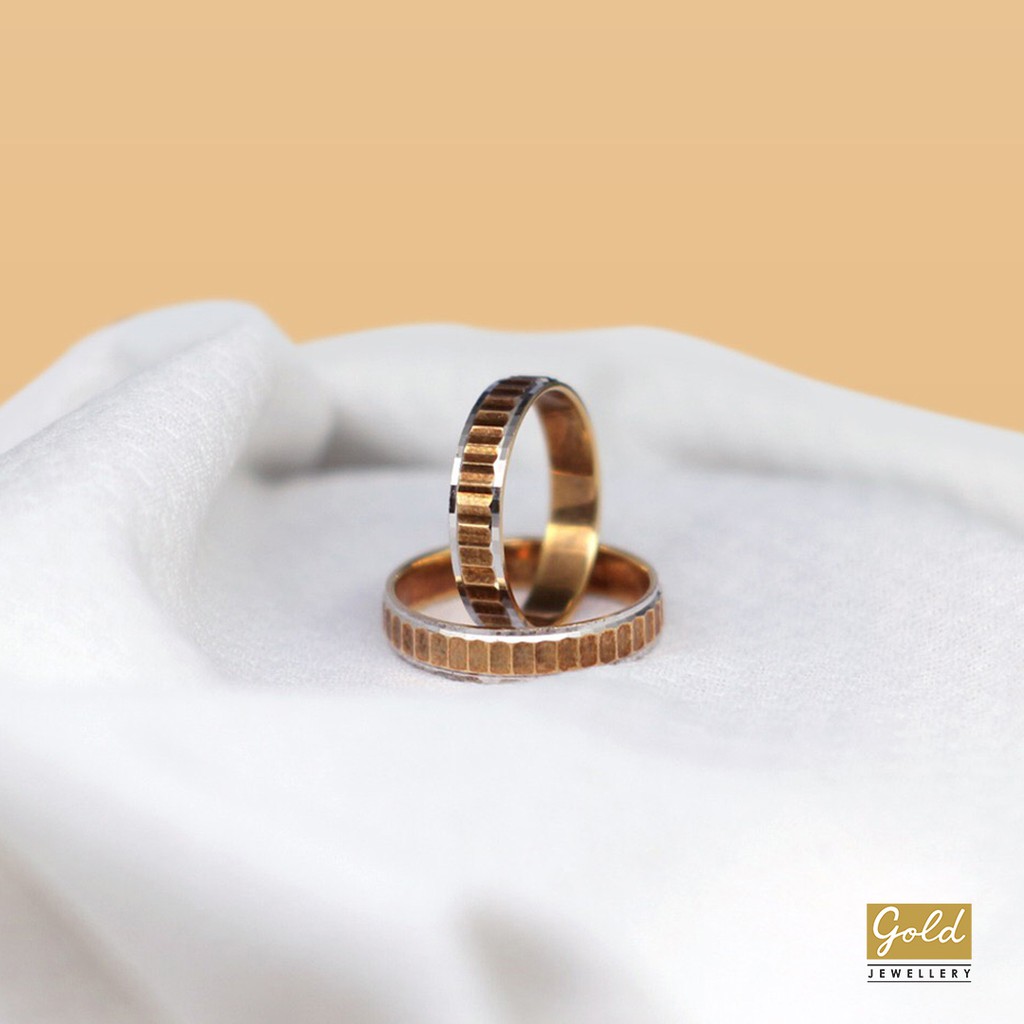 Cincin nikah emas kuning 750 17k - II7522102000 - wedding ring