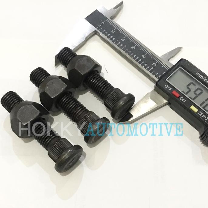 Produk Unggulan] baut tromol 1,5 panjang / baut roda toyota honda wuling