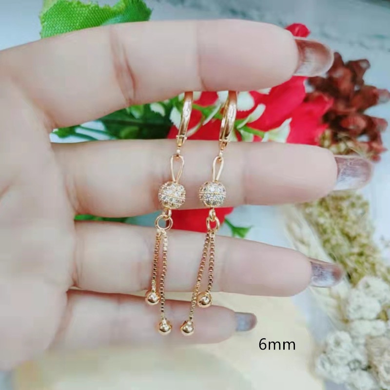 Set Perhiasan Xuping Permata Kalung/Gelang/Anting Lapis Emas