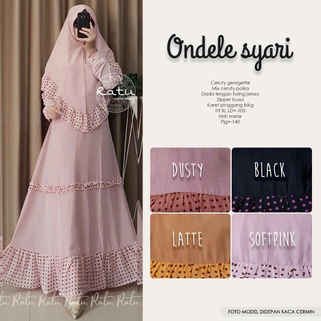 ONDELA GAMIS SYARI MURAH SOLO