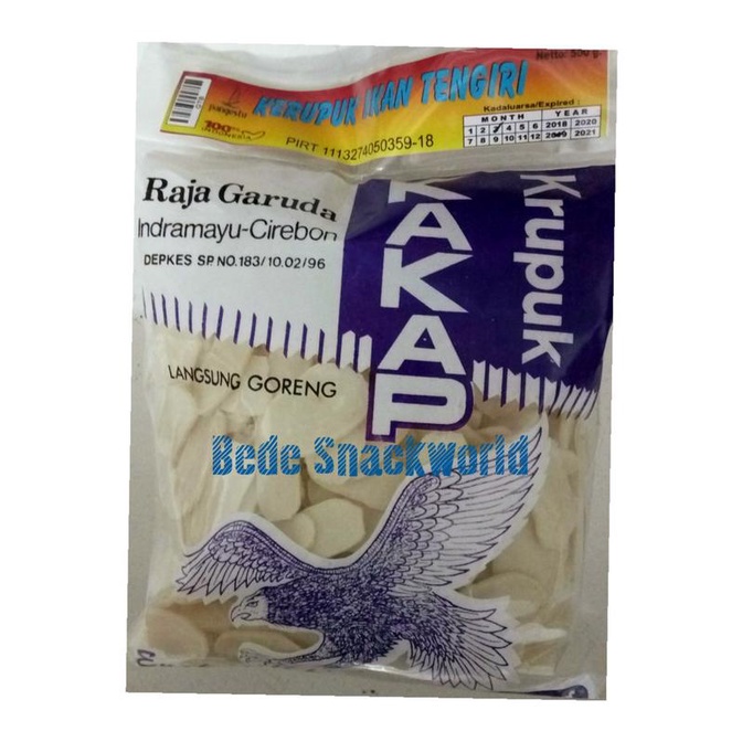 

Krupuk Kakap cap Raja Garuda 500gr