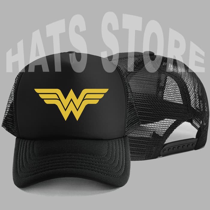 Topi Trucker Logo Wonder Woman