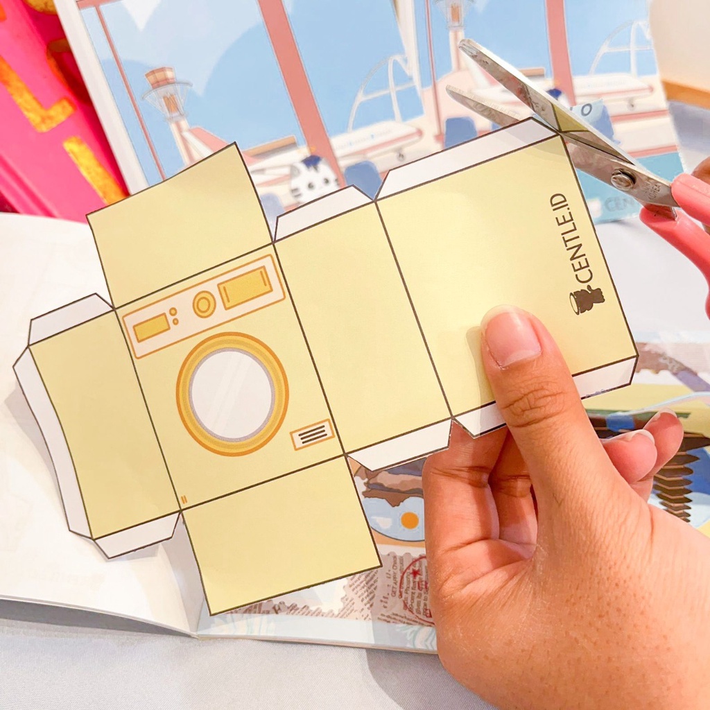 

READY BUKU PAPERCRAFT ORIGAMI CENTLE.ID CAFE VOLUME 2 BUKU MAINAN ANAK / BUKU ORIGAMI JADUL VERSI JAMAN NOW LUCU UNIK BISA COD
