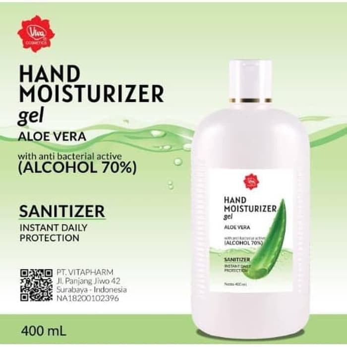 ✿ MADAME ✿ VIVA HAND MOISTURIZER ALOEVERA - HAND SANITIZER ALOE VERA BY VIVA