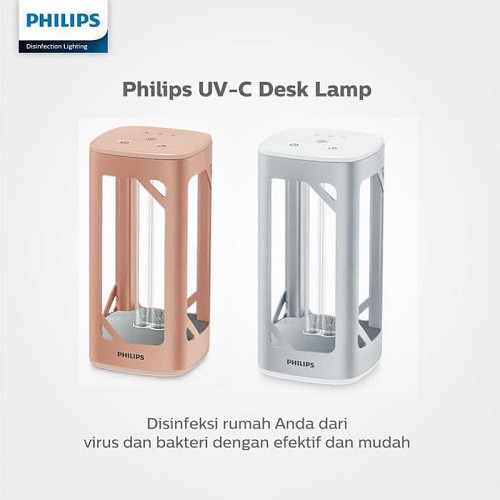 Philips UVC Desk Lamp UV-C 24W Rose Gold / Silver