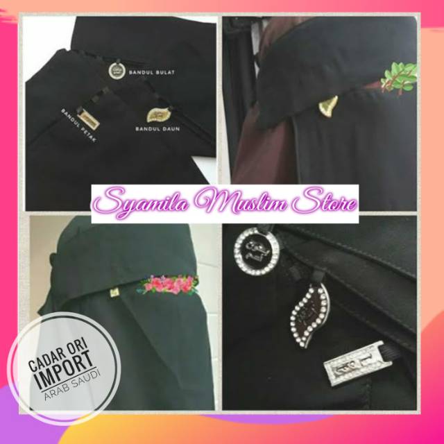 Cadar Poni Original Saudi Niqob Bandana Poni Ori Bedoon ESSM