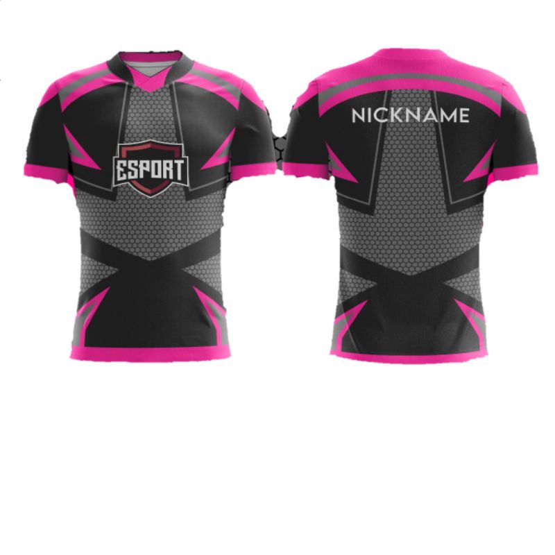 Kaos Jersey Esport Freefire Pubg Mobile Legend Costum Fullprint