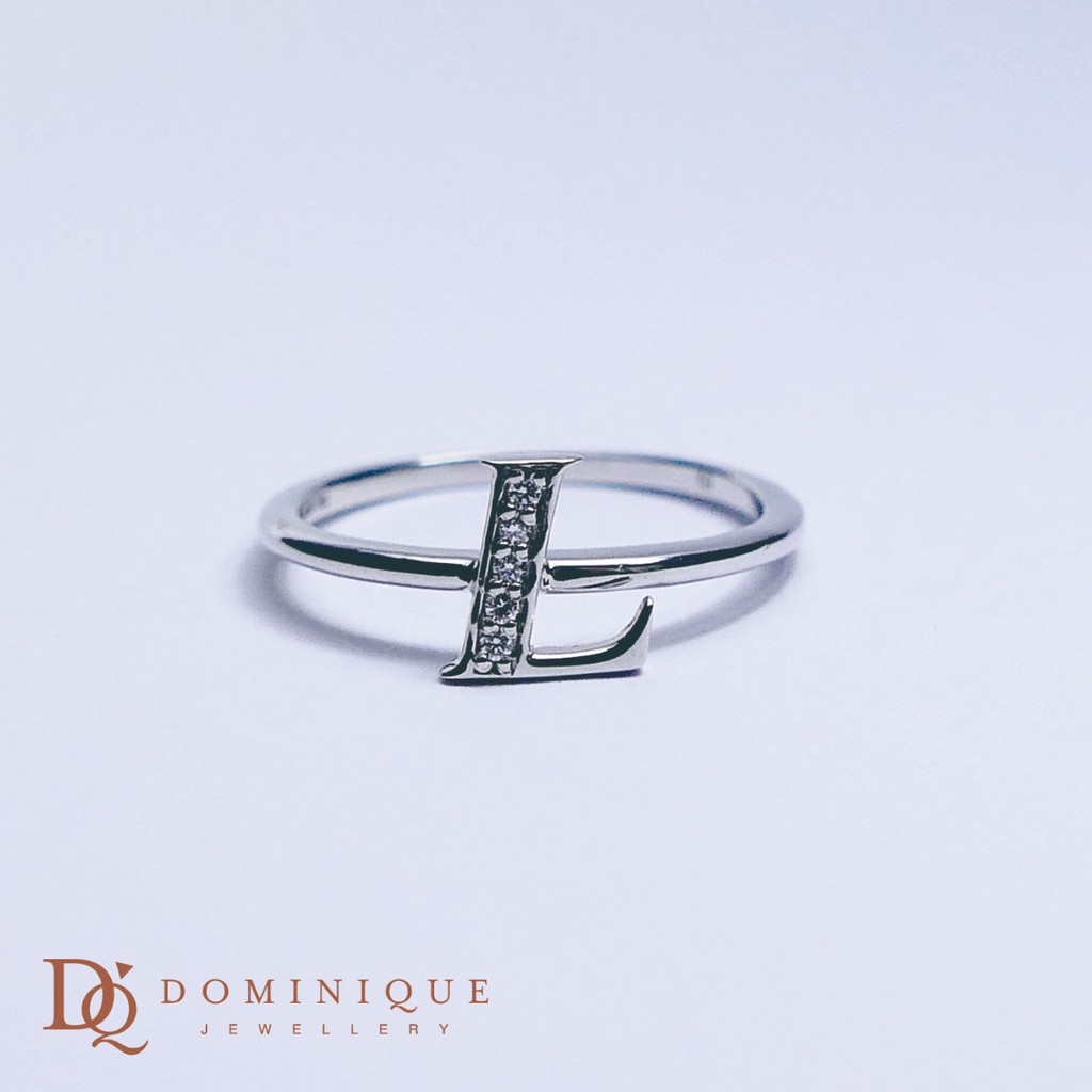 

Dominique Jewellery - Ladies Ring Diamond Alphabeth L