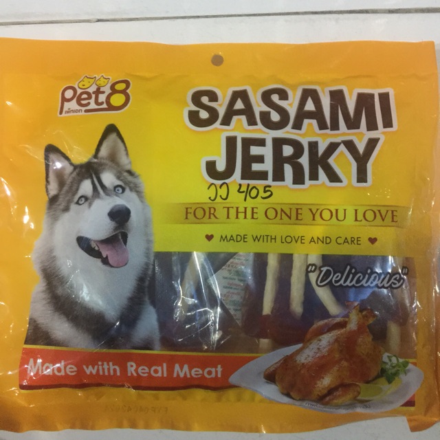 Pet8 sasami jerky JJ405 cemilan snack anjing