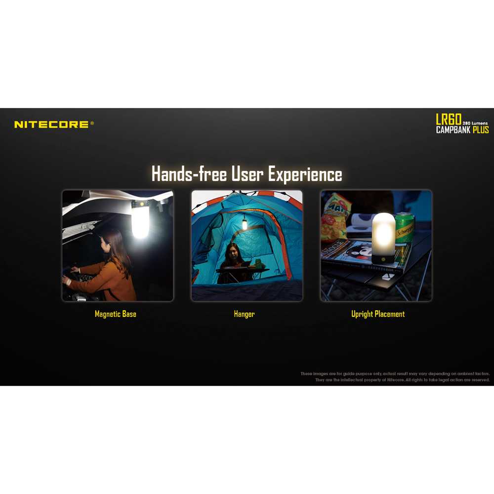 NITECORE Lampu Camping Lantern 280 Lumens - LR60Plus ( Al-Yusi )