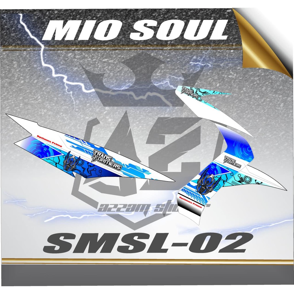 STRIPING MIO SOUL GT- STIKER MOTOR MIO SOUL GT - STIKER  VARIASI MIO SOUL GT 02