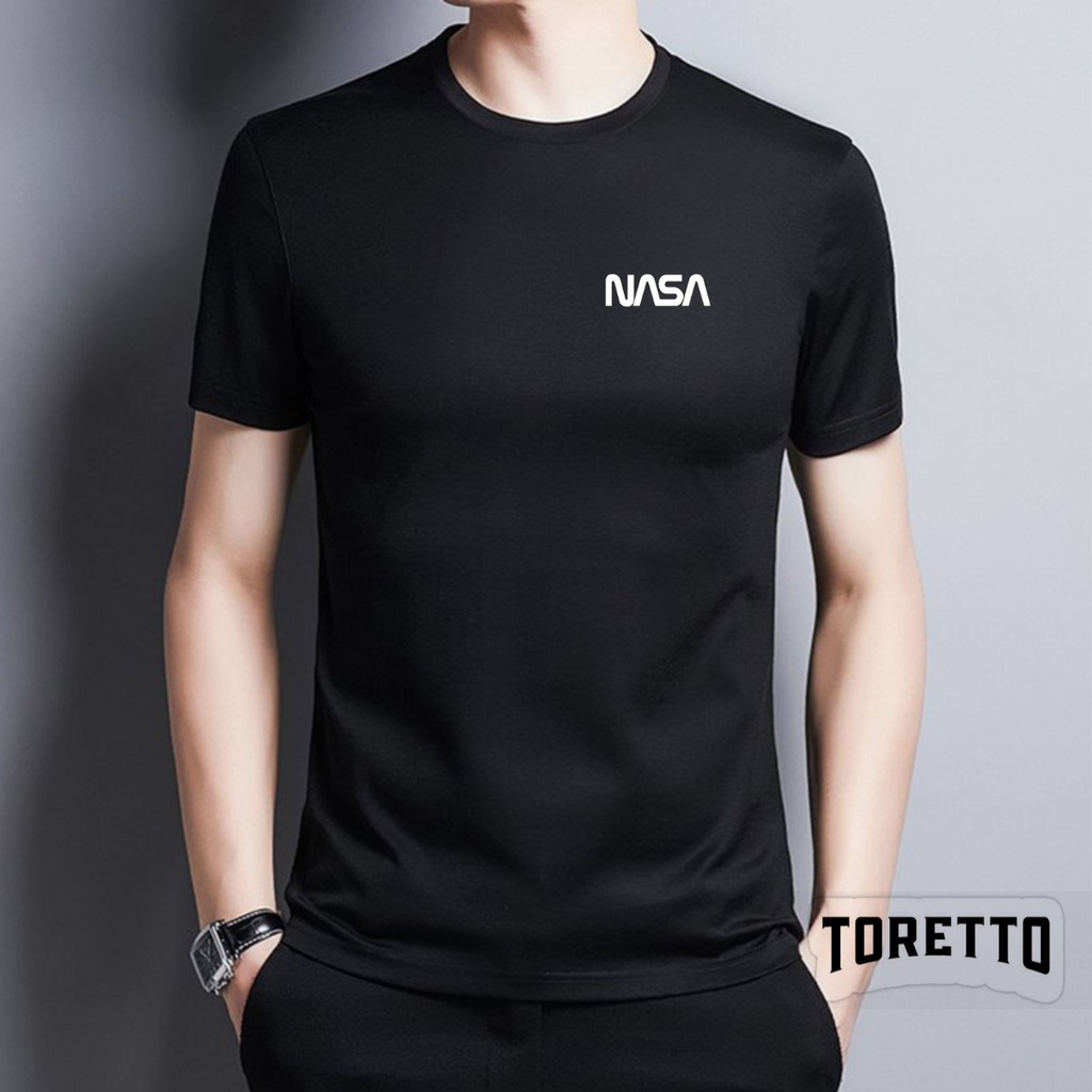 TORETTO-BAJU KAOS DISTRO NSA || ATASAN MOTIF SIMPLE TERLARIS || KAOS LOGO KEREN