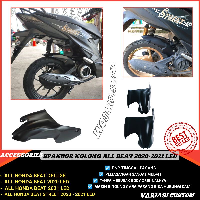 HUGGER SPAKBOR KOLONG HONDA BEAT STREET 2022 2023