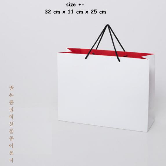 

KANTONG TB WARNA 32 CM , KANTONG KADO SUPER , GIFT PAPER BAG TAS KADO - Putih