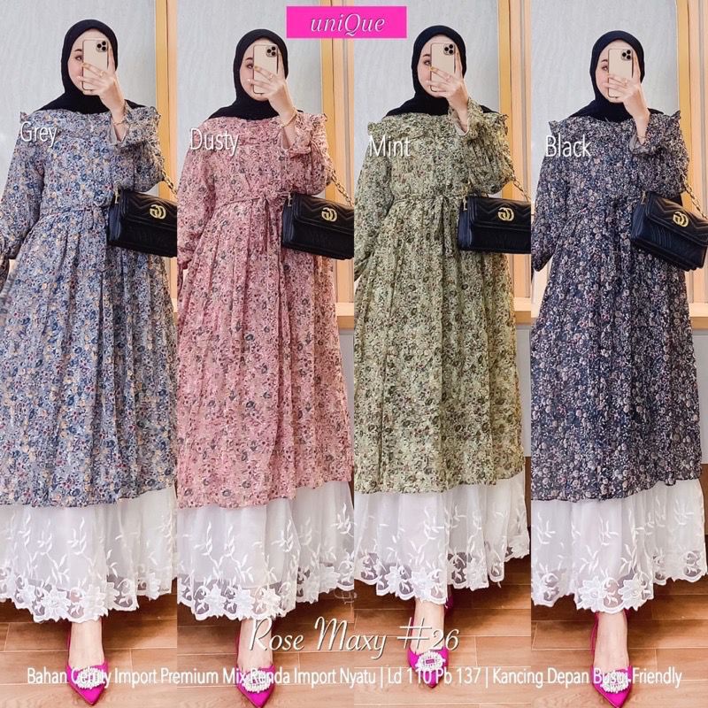 ROSE MAXY | DRESS CERUTY ARMANY MIXED BRUKAT