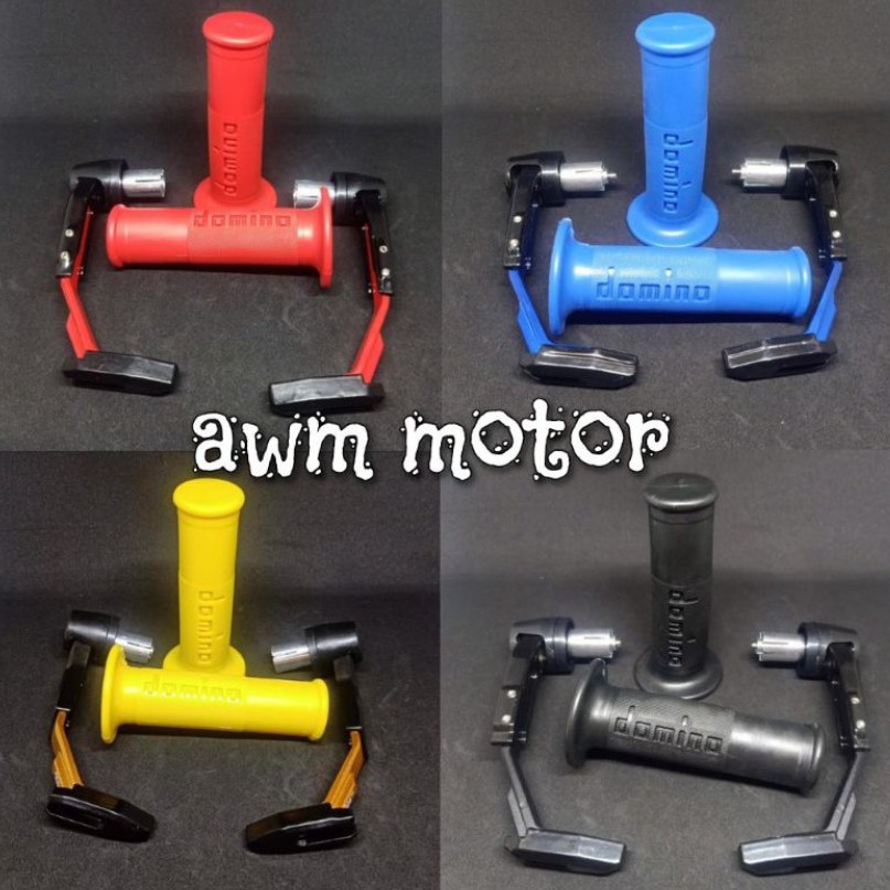 [ Paket Murah ] Proguard Robot Stang + Handgrip Domino Polos Universal