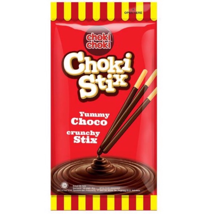 

Choki Stix Choki Choki Stix - Stik Biskuit Coklat - Stik Coklat