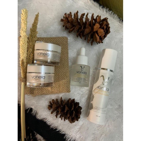 Skincare Premium VONELA By Pansaka Paket Wajah Brightening BPOM