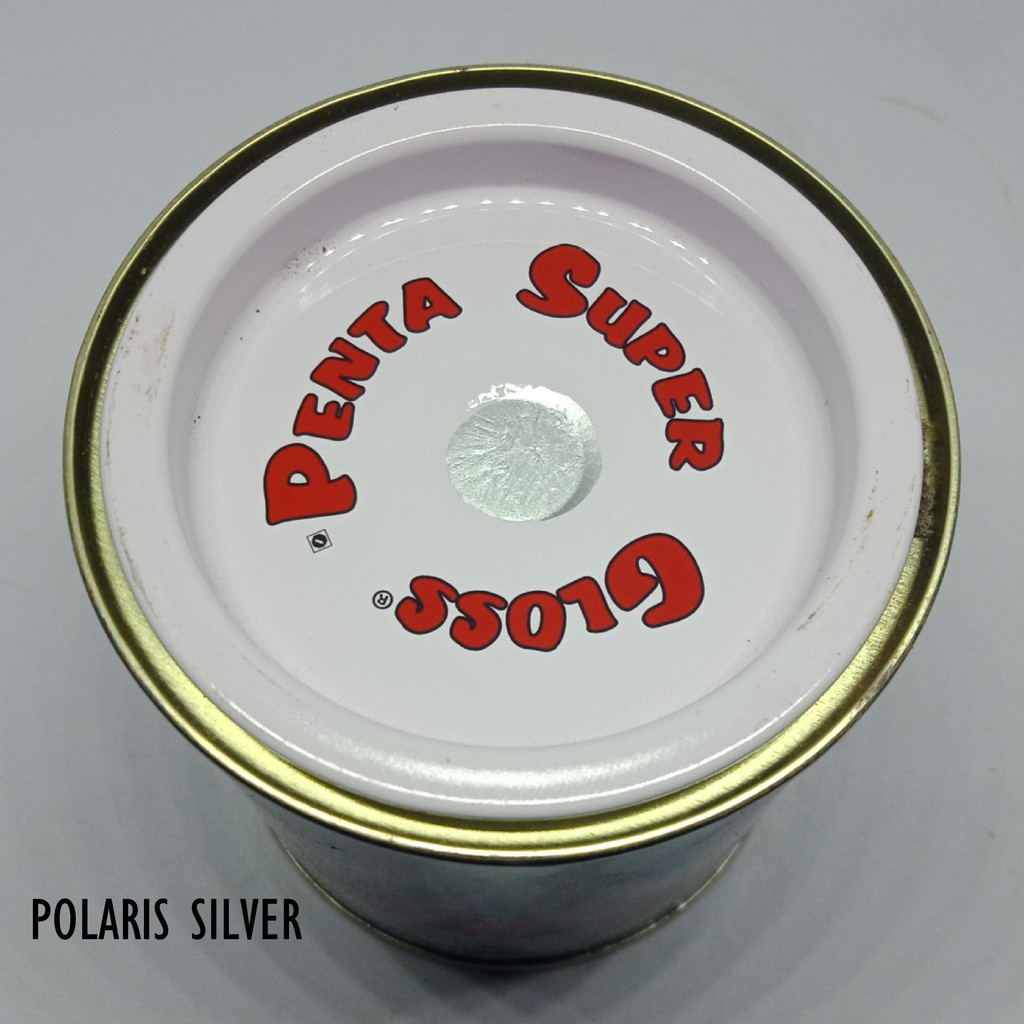 CAT PENTA POLARIS SILVER 1 Kg - cat silver mobil - cat mobil silver - cat penta silver - cat penta super gloss silver