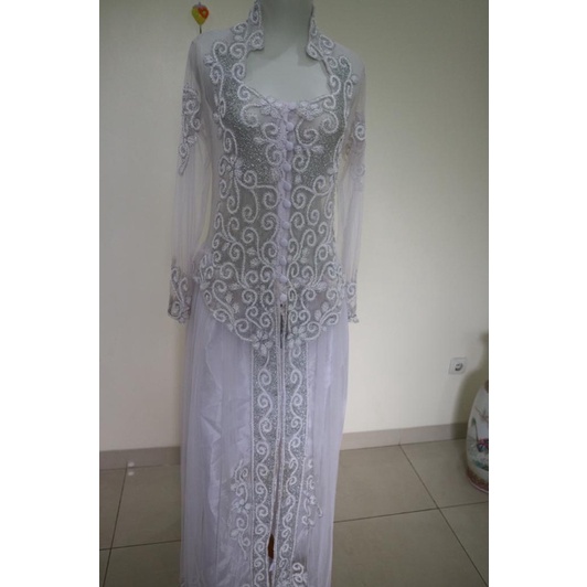 preloved kebaya akad putih