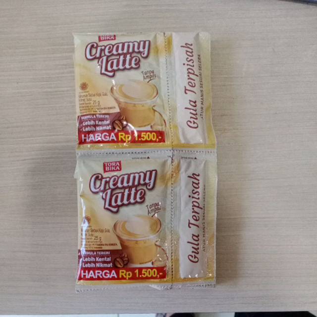 

TORABIKA CREAMY LATTE (1 RENTENG ISI 10 PCS)