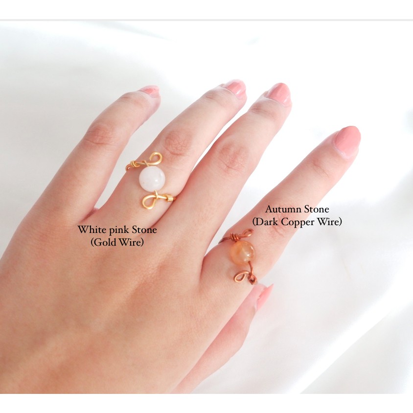 Cincin Batu Mezza Stone Rings