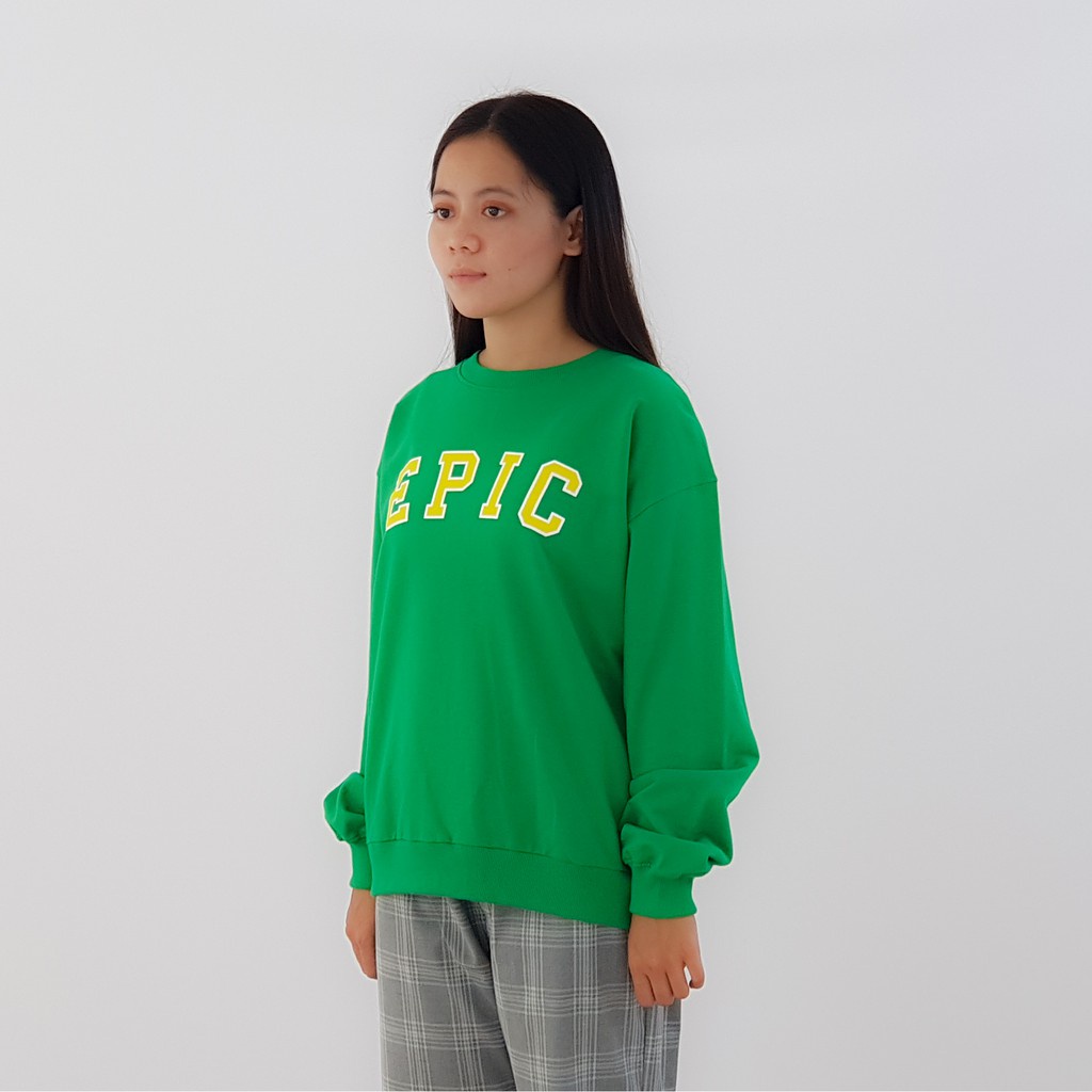 NYMPH CLOTHING SWEATER EPIC GREEN