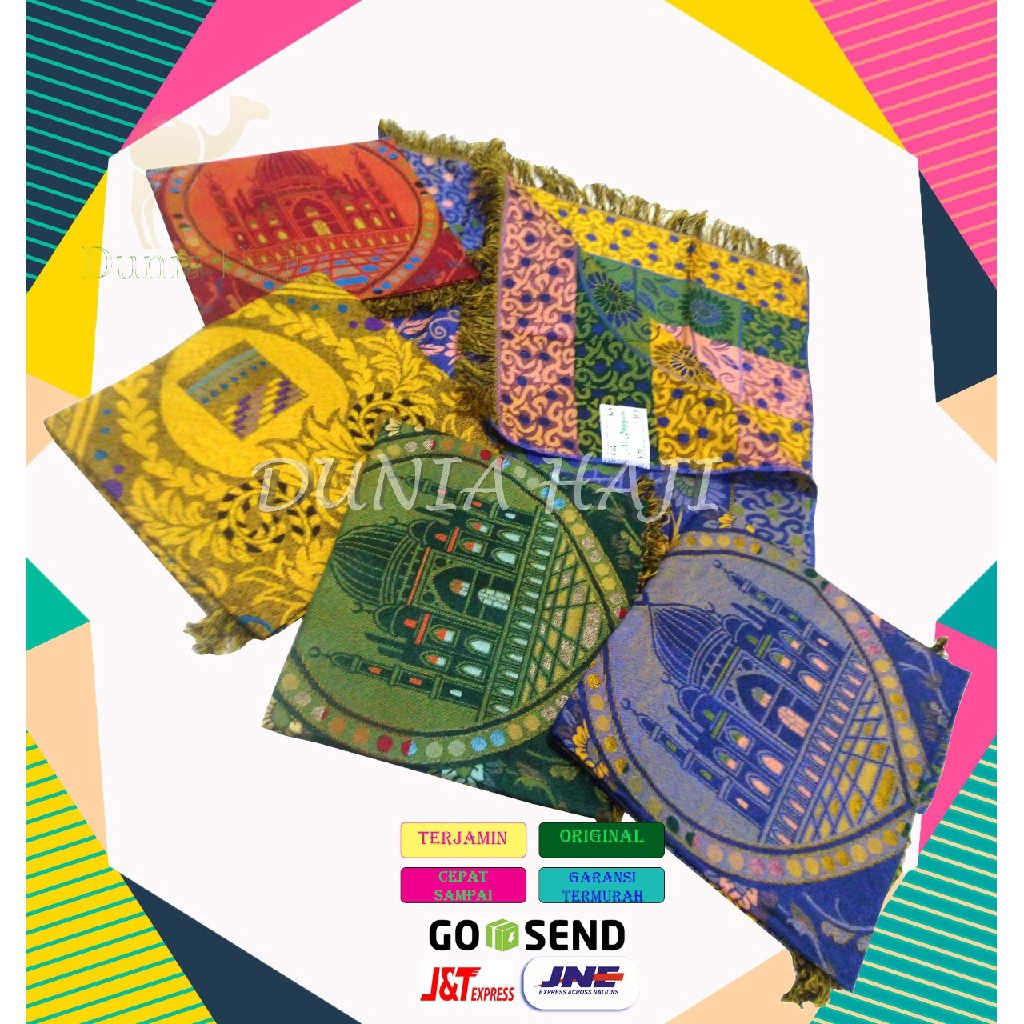 Sajadah ALQOYYUM FAZA ASLI Turki Turkey Cocok Souvenir Oleh Oleh Haji dan Umroh SVN277