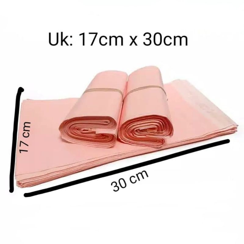 ❣️VENNE MAILER❣️Polymailer 17 x 30 cm Pink Muda Kantong Amplop Plastik Online Shop Pelastik Packing